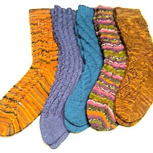 Hand knit socks-never worn